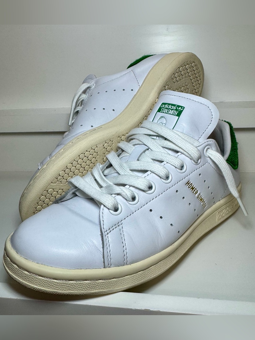 Menâs Adidas Stan Smith x The Simpsons Homer Simpson M6 Clean AF đ„ Rare Collab - Picture 5 of 16